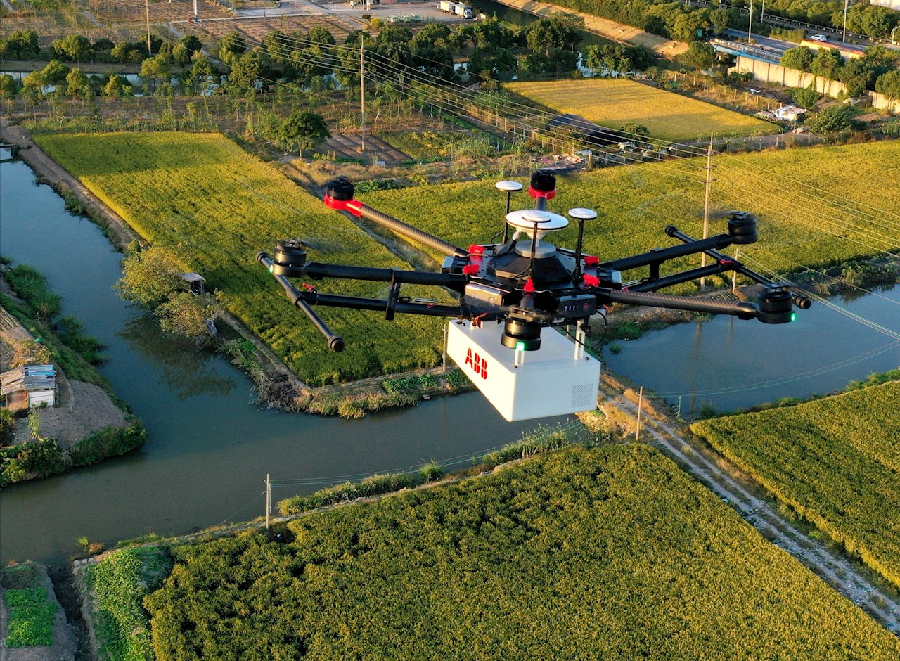 Nuovo sistema ABB su drone rileva le perdite di gas