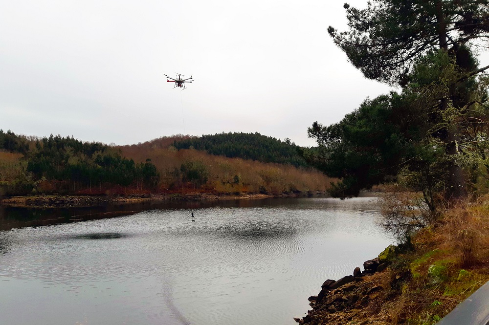 Drone INDRA a protezione di fiumi e coste