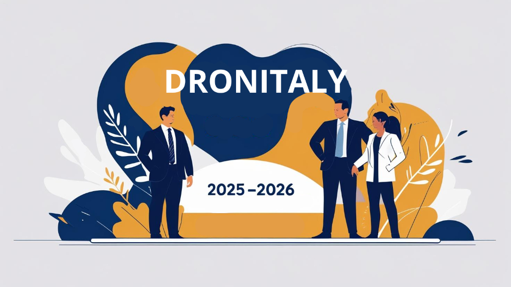 Dronitaly inaugura il biennio 2025–2026: due appuntamenti strategici per il settore