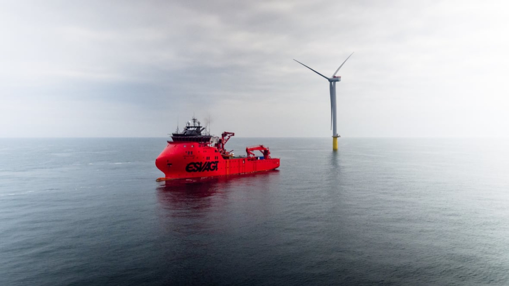 Droni per fornire ricambi alle turbine eoliche in mare