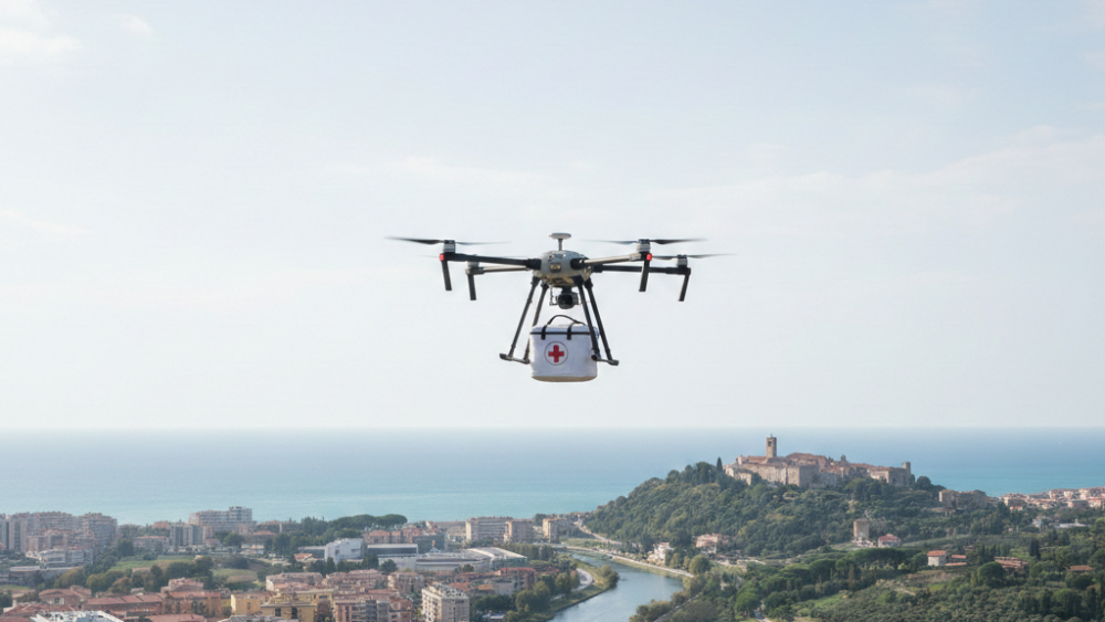 Droni salvavita: la nuova frontiera del soccorso medico