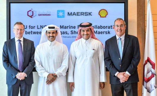 Alleanza di Qatargas, Shell e Maersk  per promuovere l’impiego del GNL nella propulsione navale