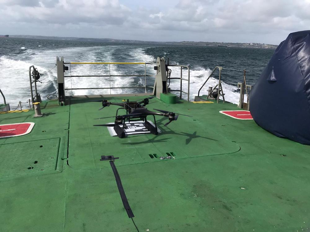 La Royal Navy testa i droni per il soccorso in mare