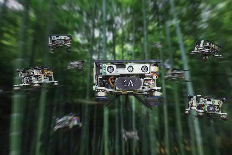 Droni: volo autonomo nelle foreste