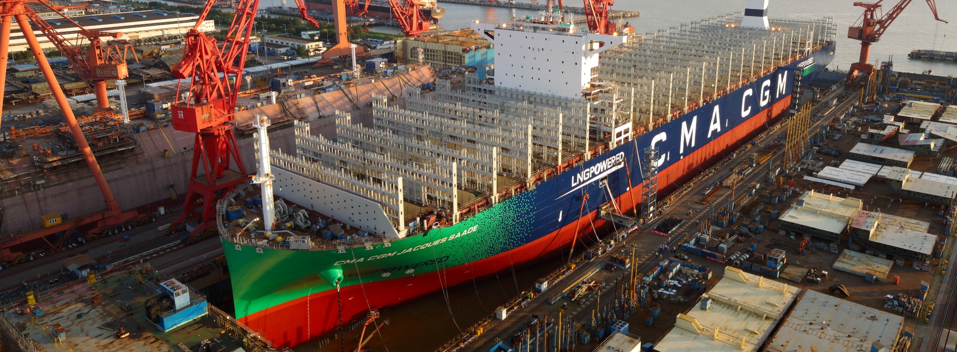 Flotta portacontainer a GNL di CMA CGM raggiungerà le 44 unità nel 2024