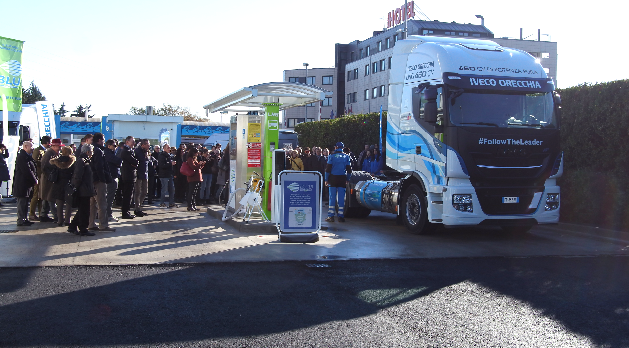 BluLNG first LNG refueling station of its distribution network in Beinasco
