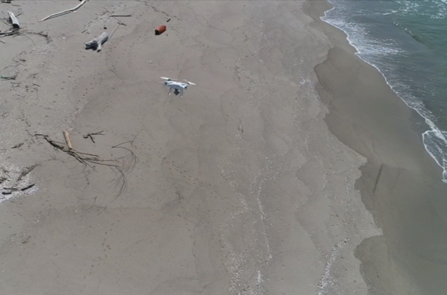 Un drone del CNR sorveglia le coste della Toscana