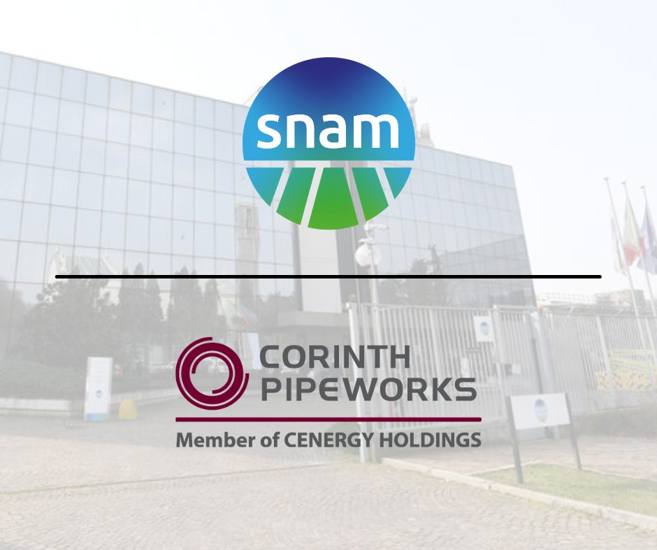Corinth Pipeworks fornisce tubazioni certificate a Snam per il trasporto di idrogeno