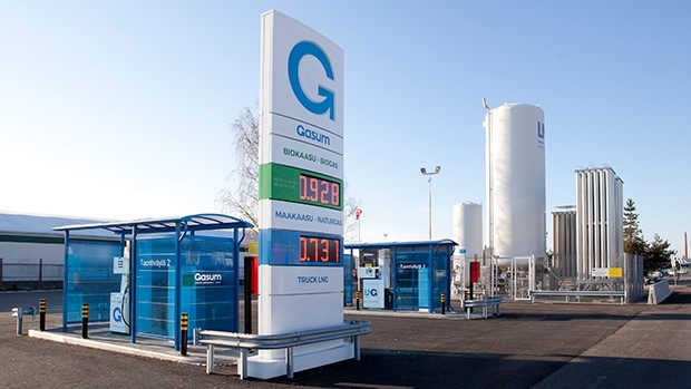 New: LNG and BioGNL in Gasum station in Sweden