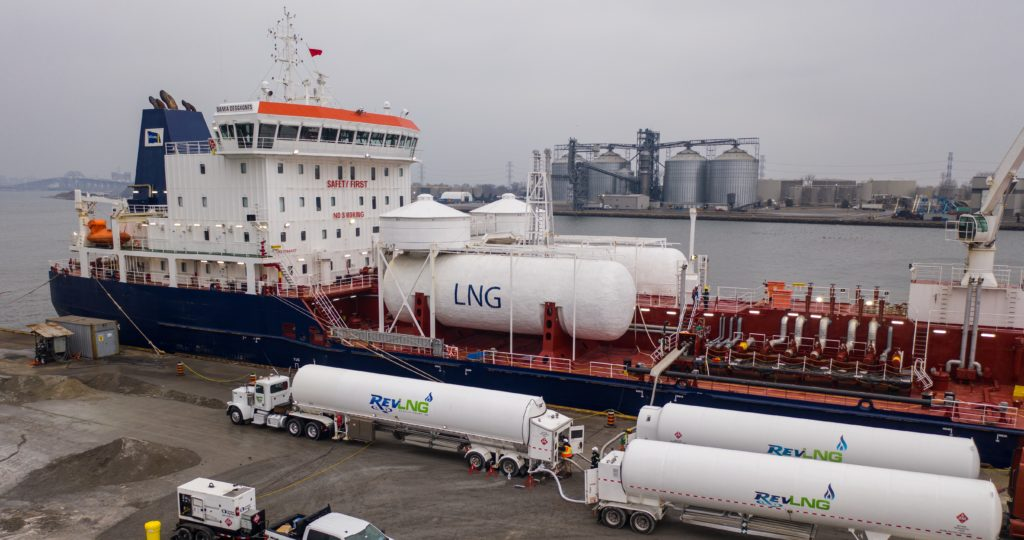 First LNG bunkering on the American Great Lakes