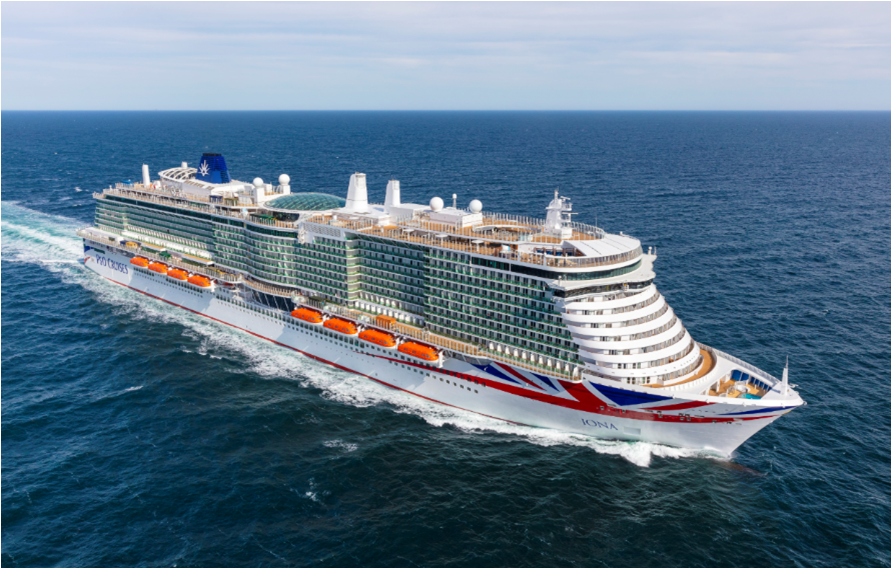Meyer Werft hands over the LNG-powered cruise flagship IONA to P&O Cruises