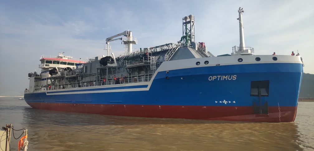 Optimus, Elenger Marine's new small LNG bunker