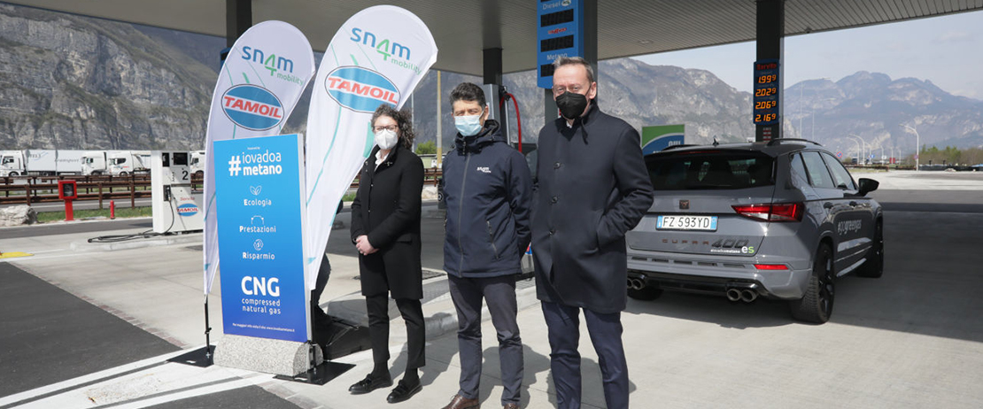 Autostrada del Brennero, aperta una nuova stazione di rifornimento di Cng