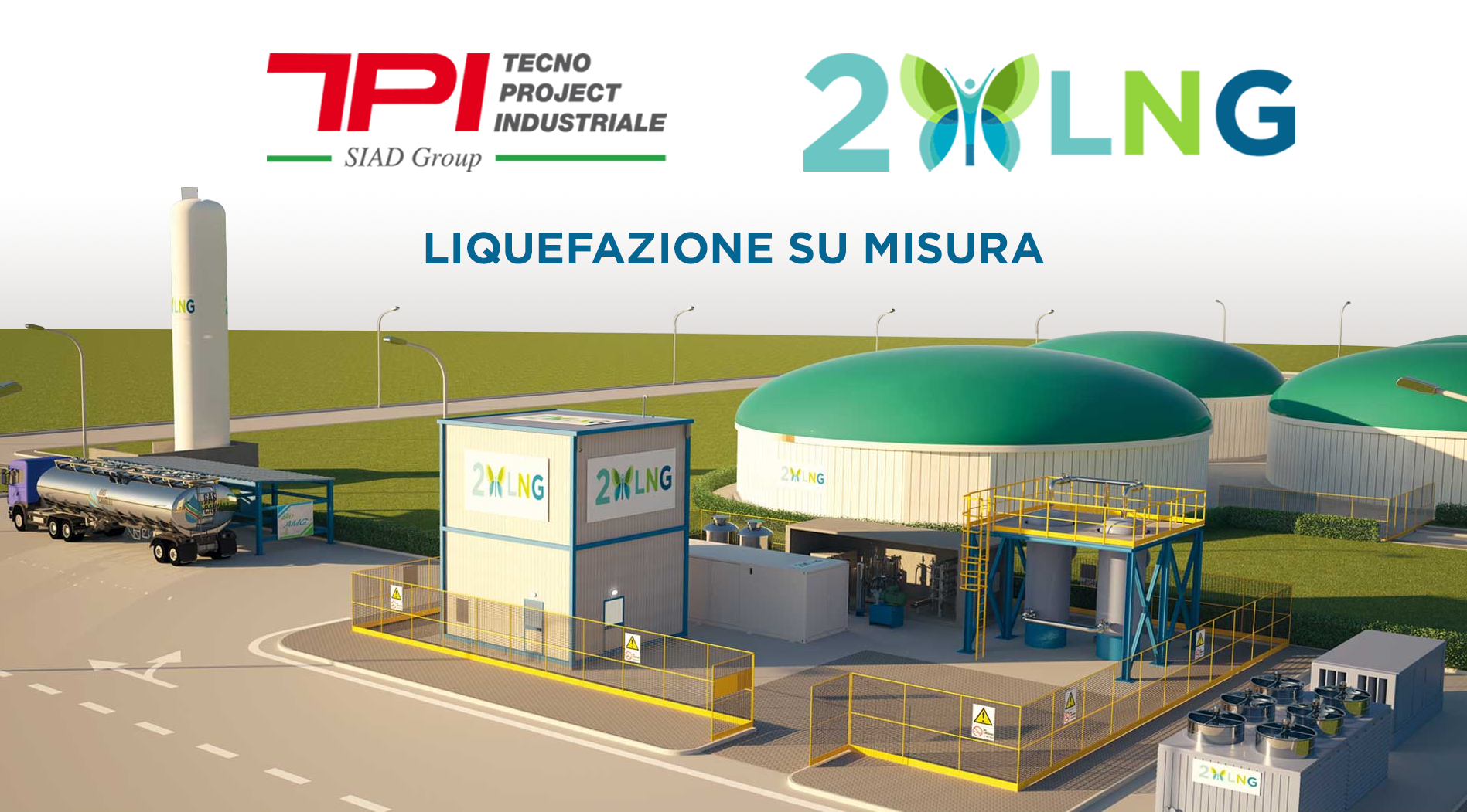 Tecno Project Industriale and 2LNG join forces in the biogas liquefaction chain