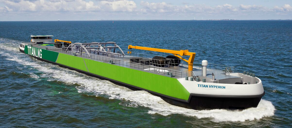 Third barge of Titan LNG for the Amsterdam-Rotterdam-Antwerp hub