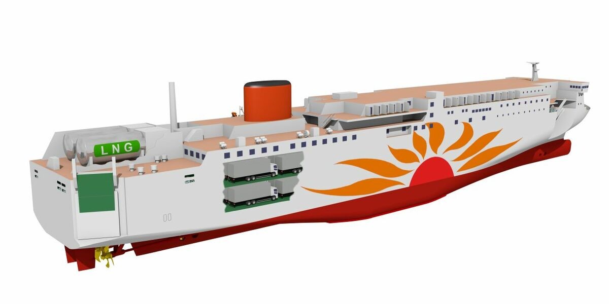 LNG in Japan with the first port bunkers and new ferries